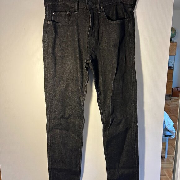 Gap denim jeans, mens, slim, dark resin rinse, new with tags, size 32/34 - Picture 1 of 4